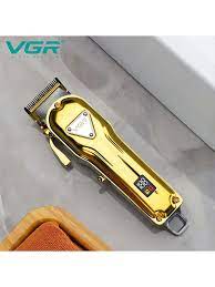 VGR -V-672 Full Metal LCD Digital Display Electric Professional Hair Clipper