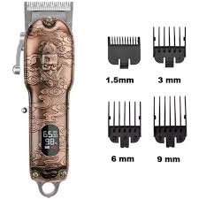 KEMEI Km-2623 Mens Clipper Cordless Barber Professional Hair Clipper LCD