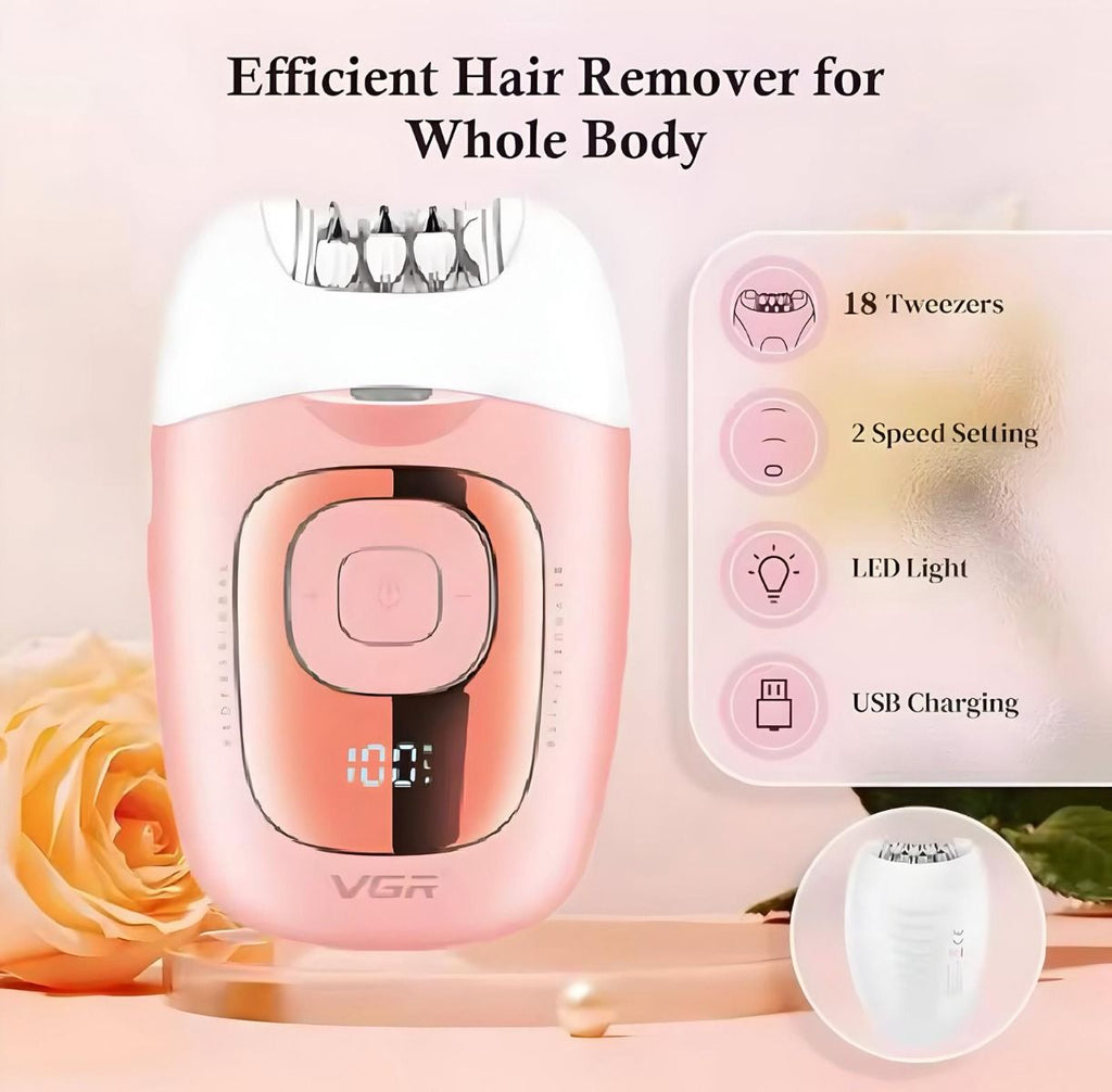 VGR V-760 Cordless Epilator for Women