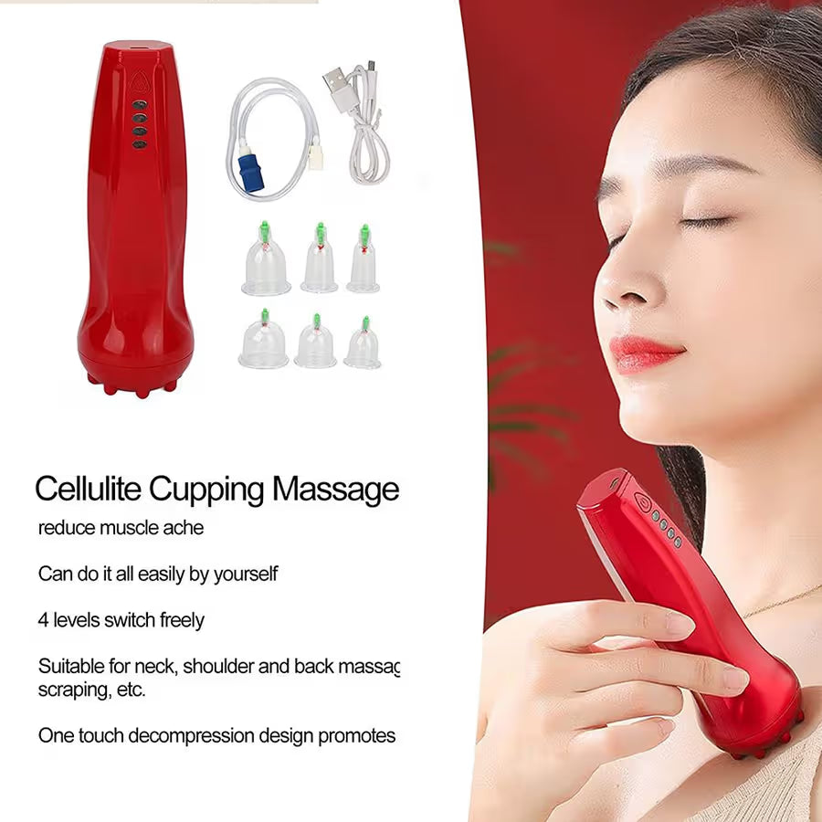 Generic Electric Cupping Set, 2 in 1 Electronic Cupping Therapy