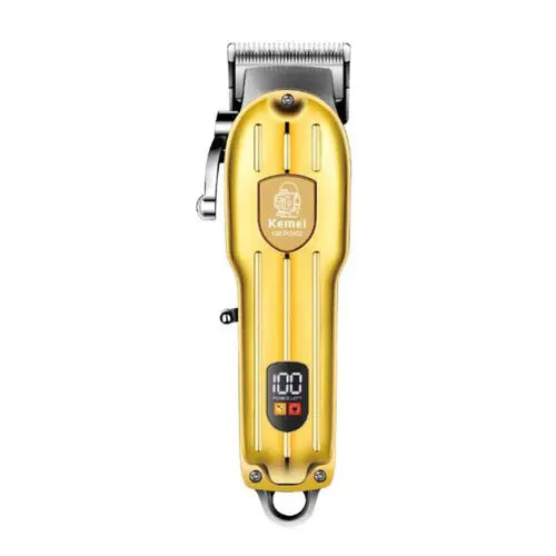 Kemei Golden Cordless KM-PG802 – Professional Hair Clipper for Men, USB Charging
