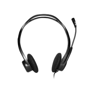 Logitech 960 USB Computer Headset – Wired On-Ear Headphones with Noise-Cancelling Microphone & In-Line Controls