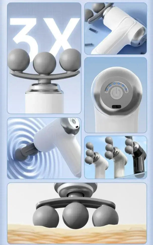 LM-130 Portable Massage Gun – Deep Tissue Handheld Massager