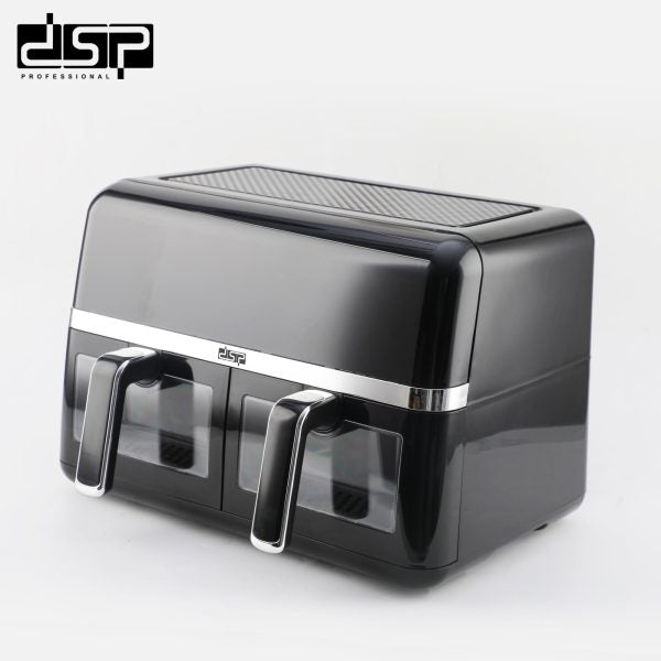 Dual-Basket Digital Air Fryer with 10L Capacity - KB2174