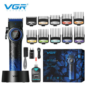 VGR V-001 Pro Professional Hair Clipper – DLC Ceramic Blades
