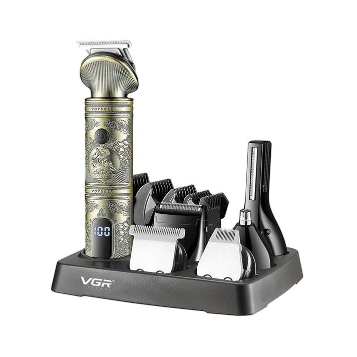 VGR V-106 3-in-1 Grooming Kit for Men – Metal Body, 180-Min Runtime, USB Rechargeable