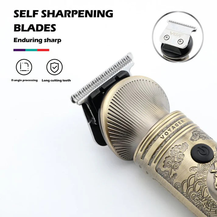 VGR V-106 3-in-1 Grooming Kit for Men – Metal Body, 180-Min Runtime, USB Rechargeable