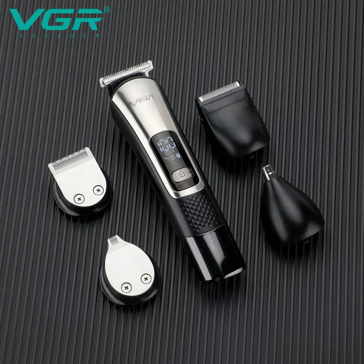 VGR V-111 Professional Hair Grooming Kit – 300-Min Runtime, Fast USB Charging, Precision Blades