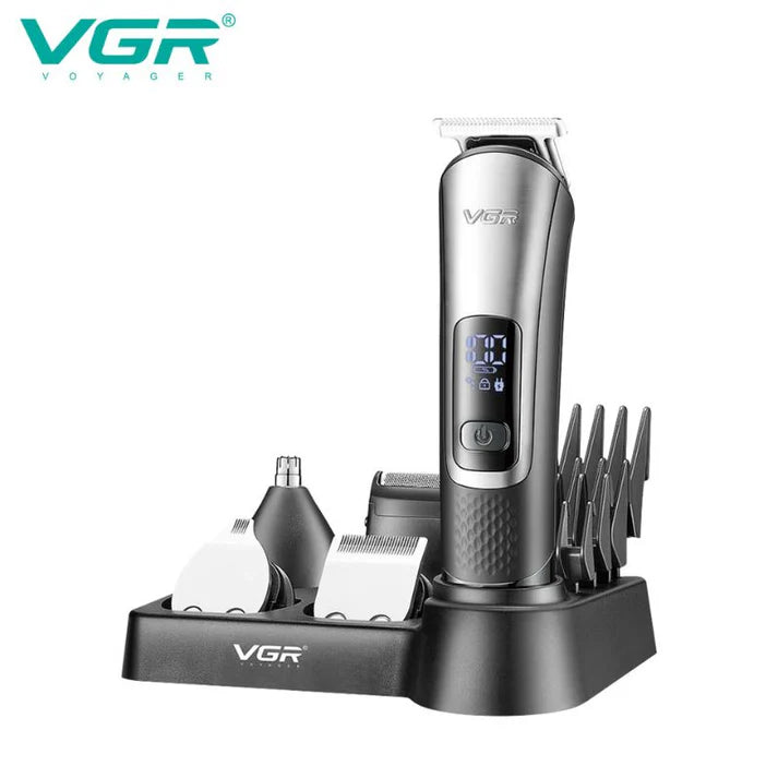 VGR V-111 Professional Hair Grooming Kit – 300-Min Runtime, Fast USB Charging, Precision Blades