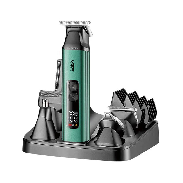 VGR V-117 Professional Grooming Kit for Men – Waterproof, Dual Use, LED Indicator, Fast Charging