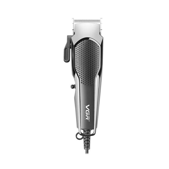 VGR V-130 Professional Hair Clipper for Men – AC Powered, Stainless Steel Blades, 4 Guide Combs
