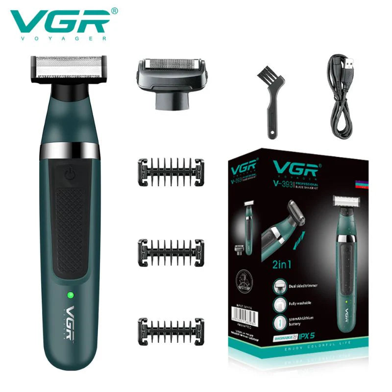 VGR V-393 Double Blade Hair Clipper