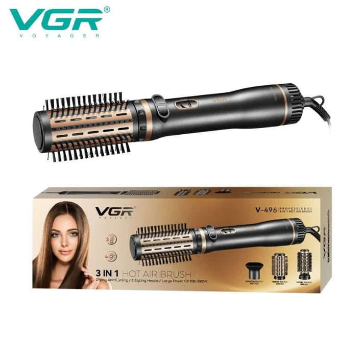 VGR V-496 Personal Care 3-in-1 Hot Air Brush