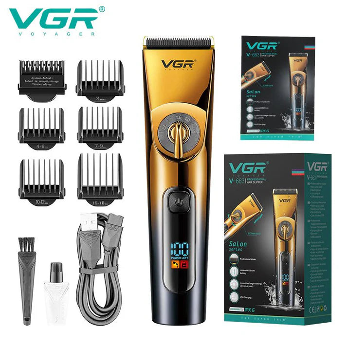 VGR V-663 Professional Hair Clipper for Men