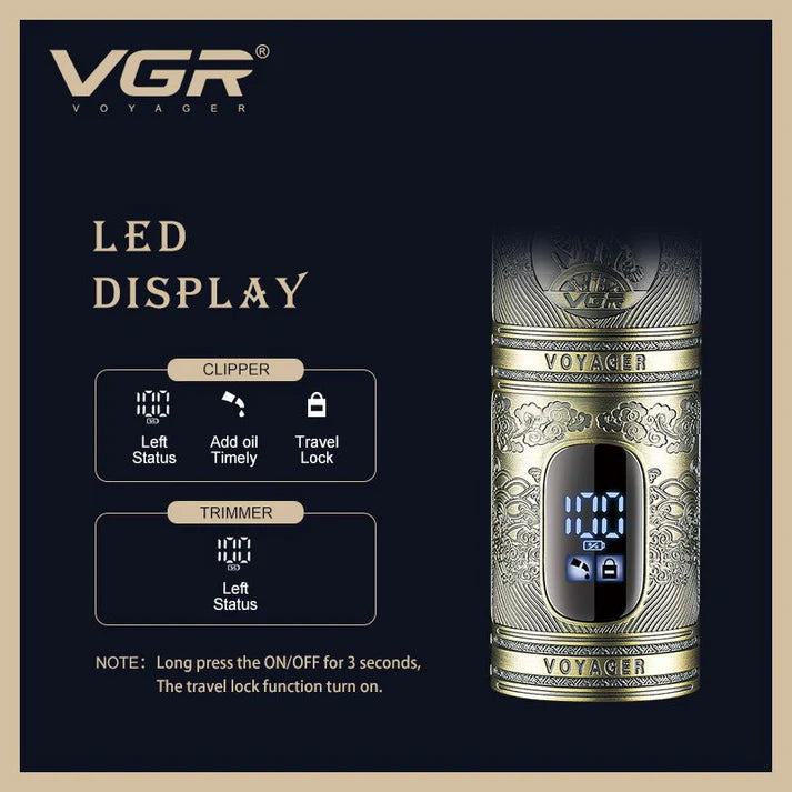 VGR V-670 Professional 3-in-1 Grooming Kit for Men