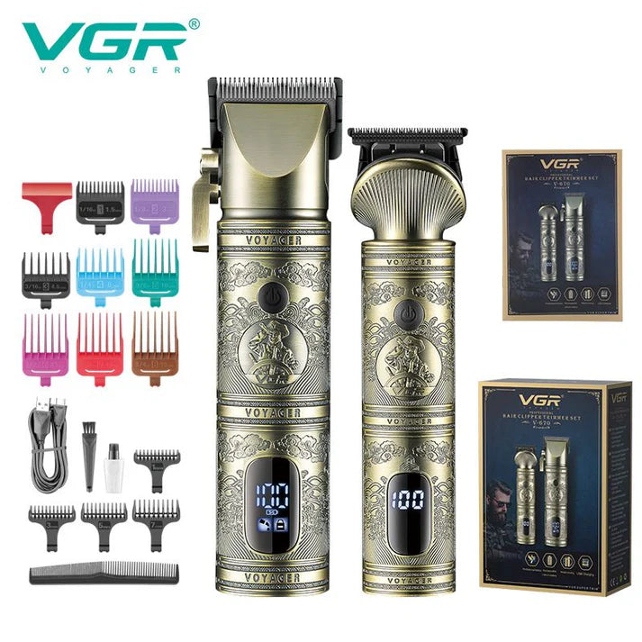 VGR V-674 Waterproof Rechargeable Cordless Electric Shaver for Men