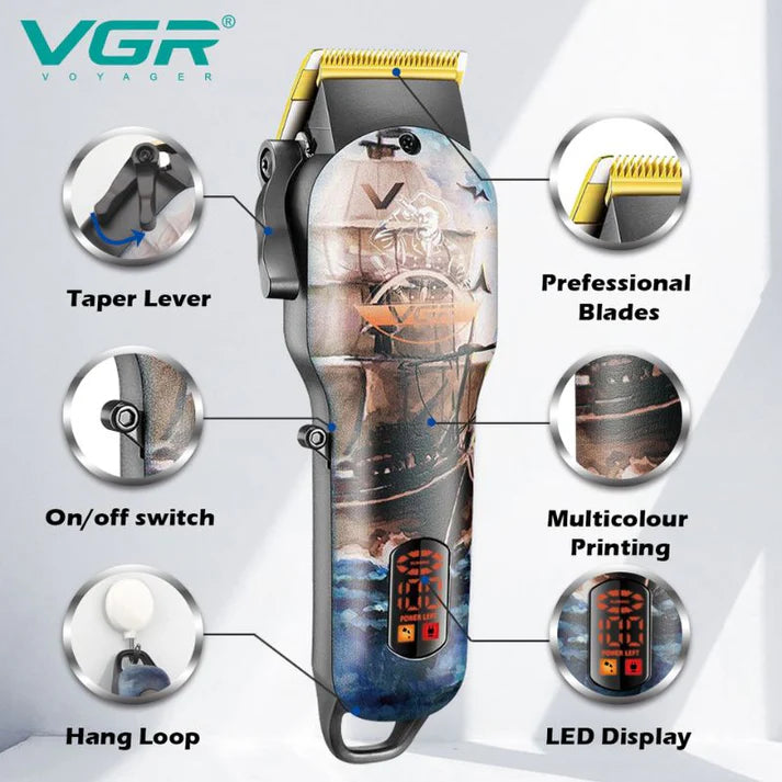 VGR V-689 Professional Hair Clipper for Men