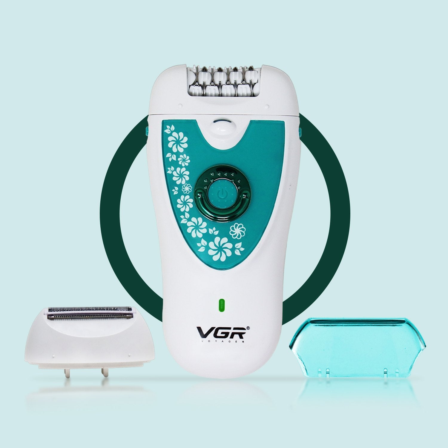VGR V-722 Professional 2 in 1 Cordless Epilator for Women (multi color))