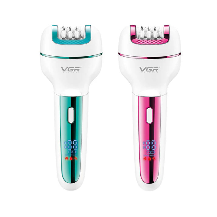 VGR V-732 3-in-1 Multi-Functional Rechargeable Ladies Epilator – Shaver, Trimmer & Callus Remover