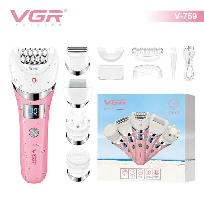 VGR V-759 Professional 5-in-1 Lady Care Set