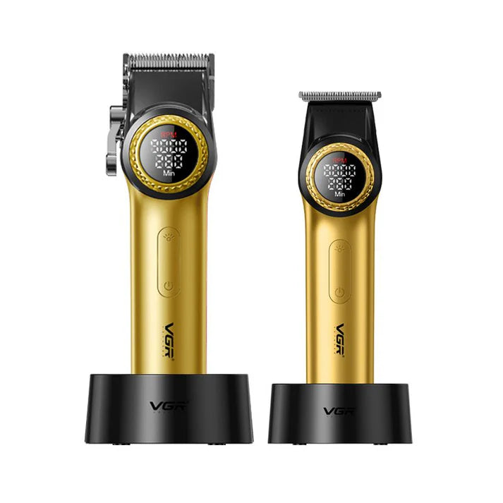 VGR V-001 PRO & V-977 Professional Barber Combo