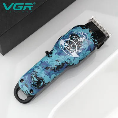 VGR V-066 Trimmer 300 min Runtime 4 Length Settings  (Blue, Black)