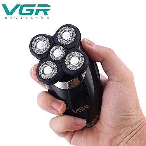 V-302 Hair Trimmers - 4 In 1 Rotary Electric Shaver Wet Hair Clipper (Black)